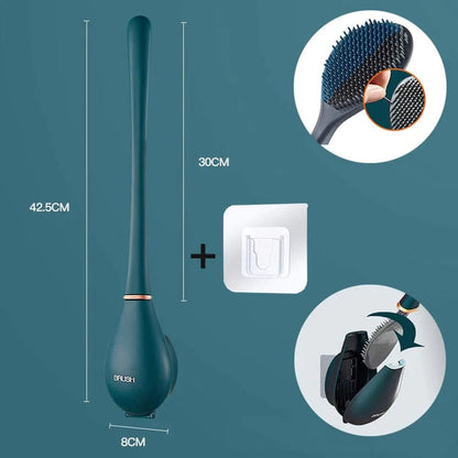 Elegant and hygienic silicone brush